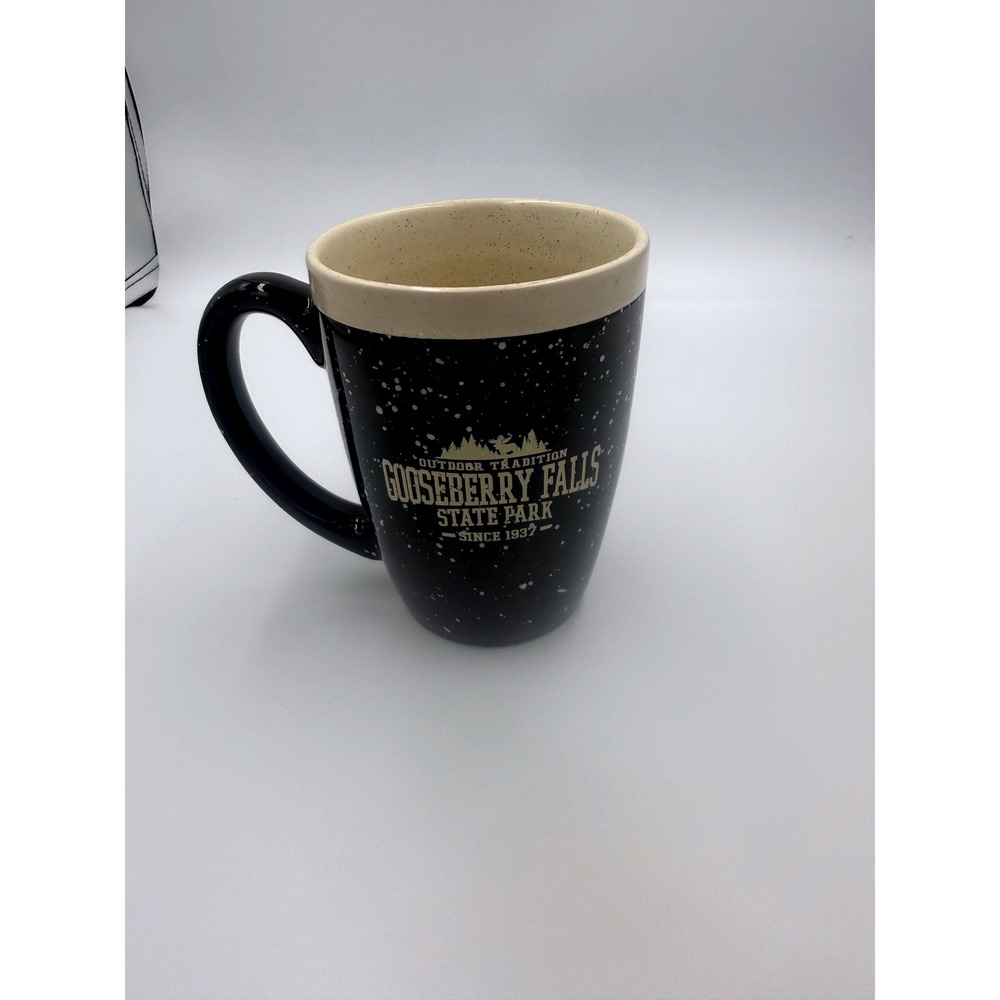 Gooseberry Falls State Park Coffee Mug Black Speckled Campfire Souvenir Cup